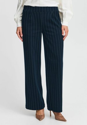 BYROWAN STRIPE - Bukse - navy blazer mix