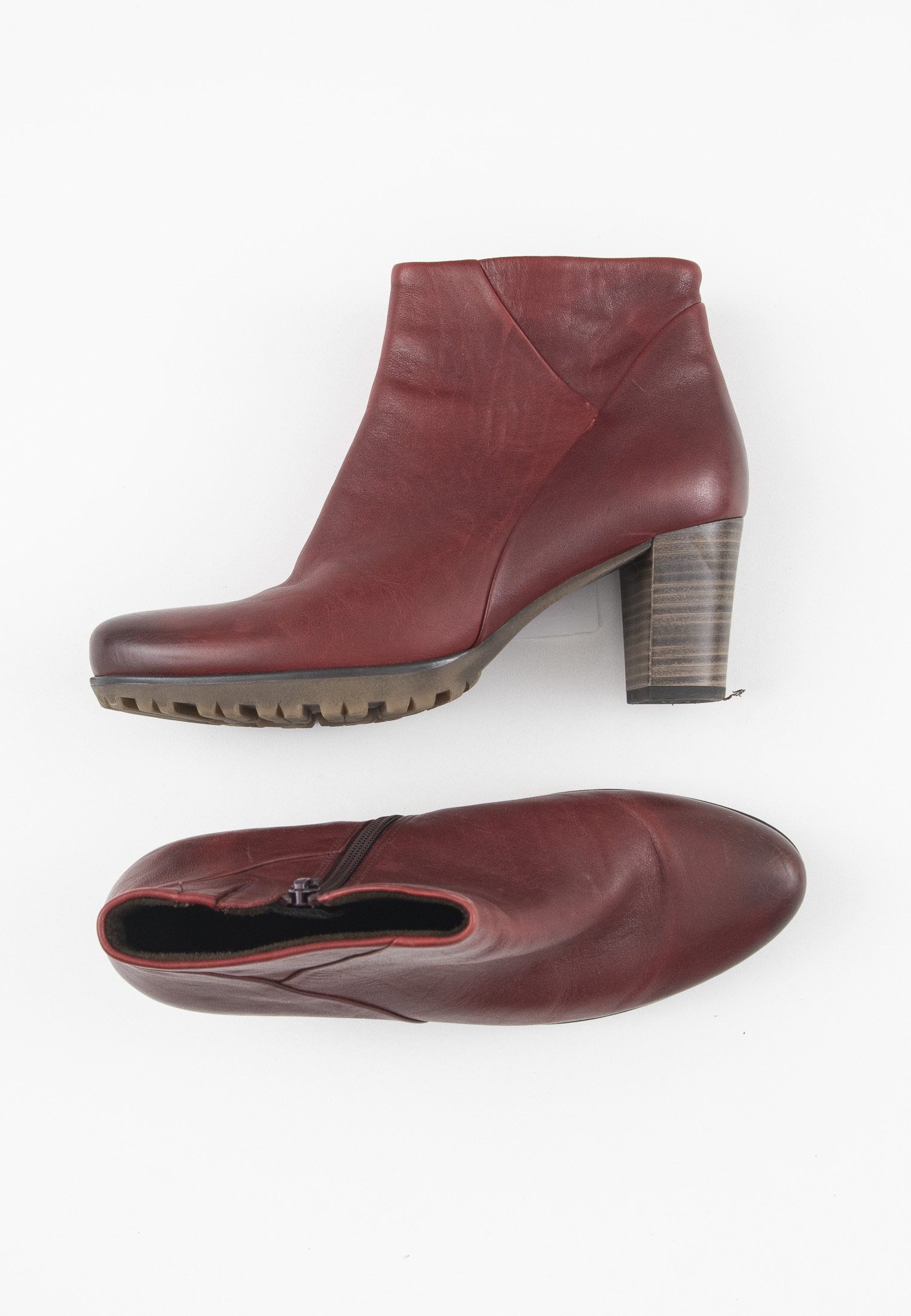 Gabor Enkellaarsjes met plateauzool - red/Rood - Zalando.be