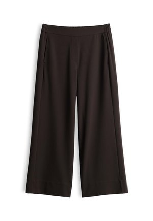 OPUS, WIDE LEG CREPE - Trousers - affogato