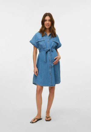 VMMNOTUS - Robe en jean - medium blue denim