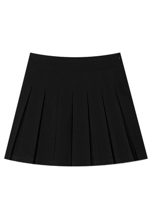 Veckad kjol - black
