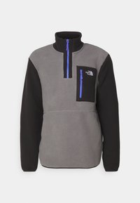 YUMIORI 1/4 ZIP - Flīsa džemperis - smoked grey/black