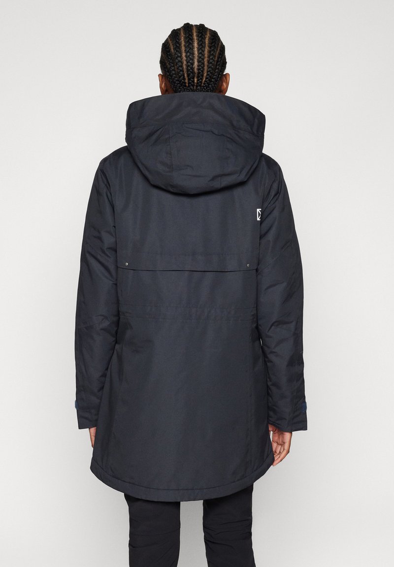 Parka Didriksons Femme - Imperméable, Rembourrée, Capuche - Taille 40 - Rouge Bordeaux
