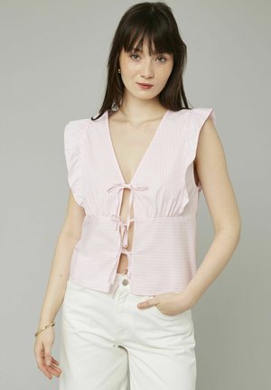 RAYÉ - Blouse - rose pâle