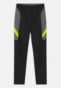 Nike Performance DRY ACADEMY - Pantalones deportivos - black/dark smoke grey/volt/light smoke grey