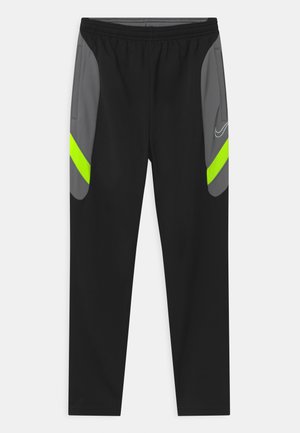 DRY ACADEMY - Pantalones deportivos - black/dark smoke grey/volt/light smoke grey