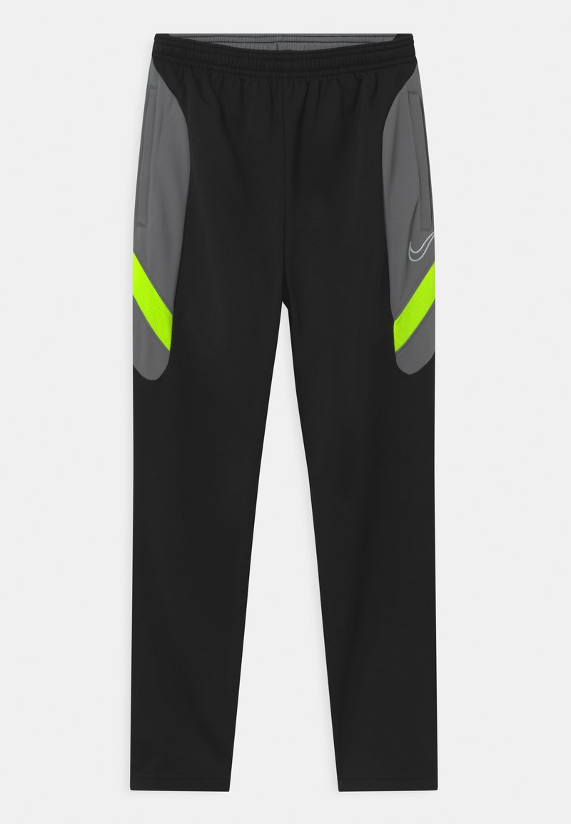Nike Performance DRY ACADEMY - Pantalones deportivos - black/dark smoke grey/volt/light smoke grey