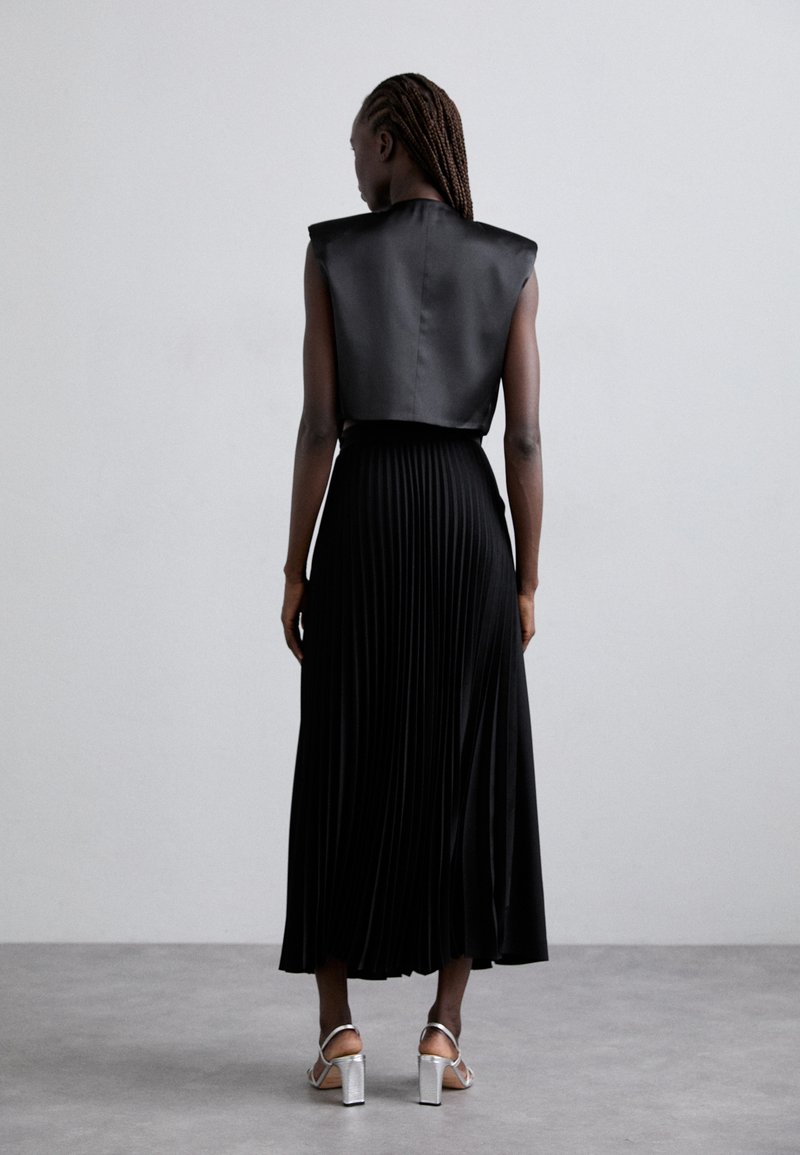 Jupe Longue Vintage Sandro Taille M/38 - Noir Et Blanc, Occasion Très Bon état