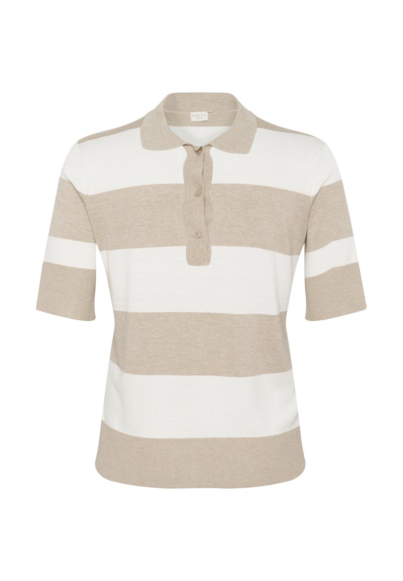 Kaffe Curve Poloshirt wit