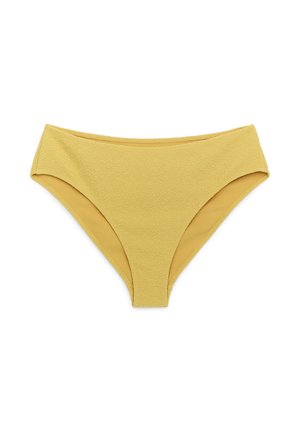 ARKET, ARKET HIGH-WAIST BIKINI BRIEFS - Bas de bikini - yellow