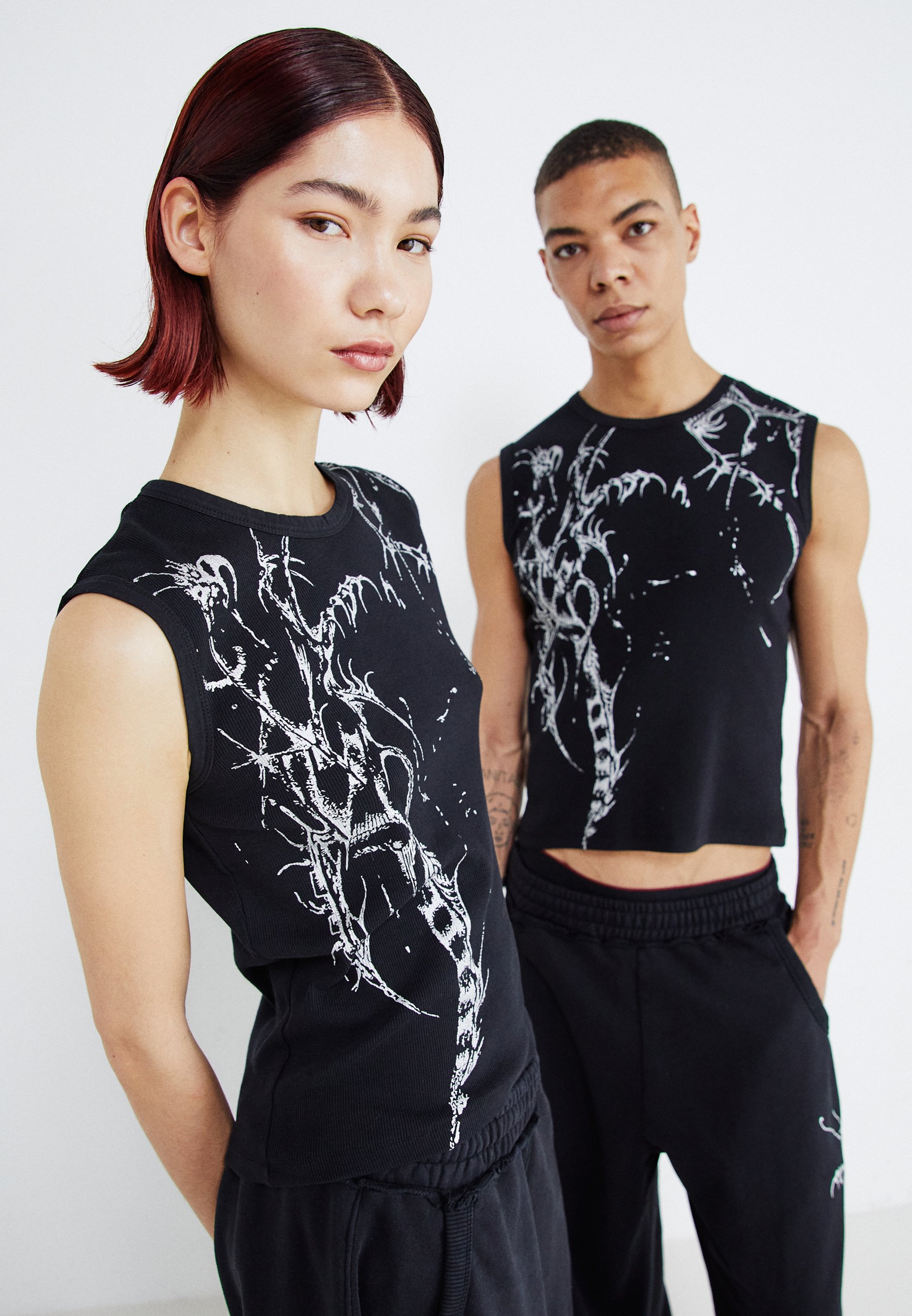 Jaded London LAZY WILLY TANK UNISEX - Top - black - Zalando