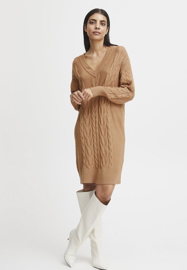 BYMilo - Jumper dress - tiger's eye melange3