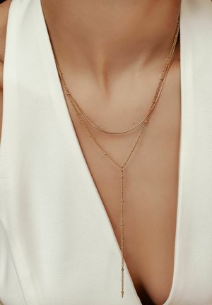 LAYER SNAKE SATELLITE Y - Collier - goldfarben