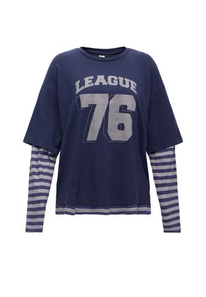 BDG Urban Outfitters, BDG LEAGUE TEE - Μπλούζα με μακριά μανίκια - navy
