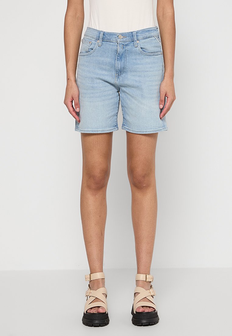Replay Jeansshort lichtblauw