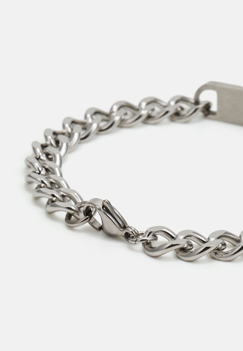 Herren Halsketten | Icon Brand ISOBAR ENAMEL ID BRACELET Armband silver-coloured/silberfarben - GY21671 Herren Halsketten | Icon Brand ISOBAR ENAMEL ID BRACELET Armband silver-coloured/silberfarben - GY21671