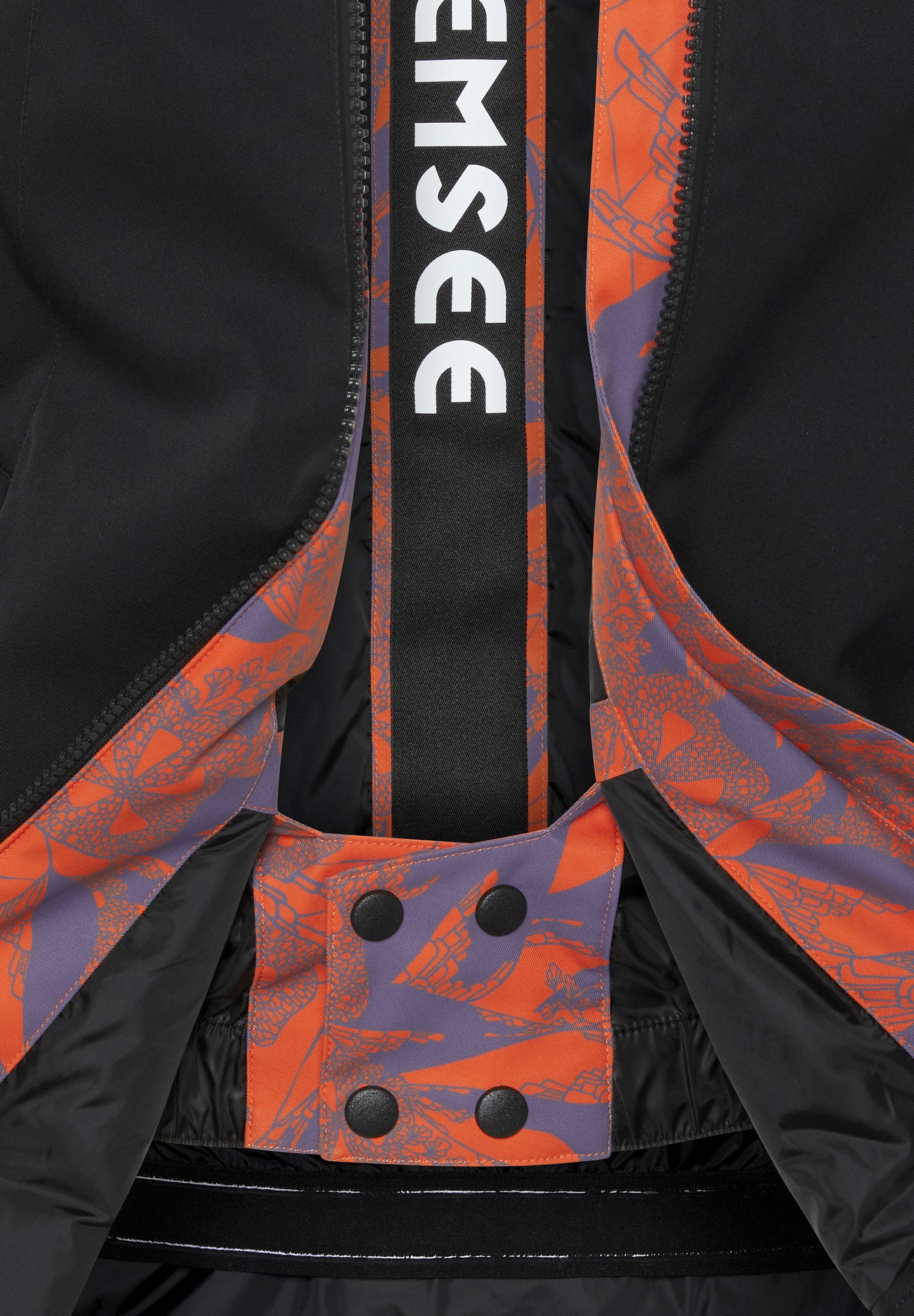 CHIEMSEE スノーボードウェア オレンジ/黒 43DEGREES スノーボードウェア メンズ ユニセックス 上下セット スノボ