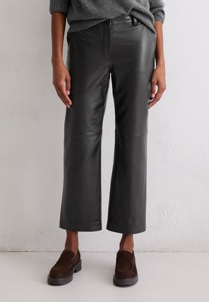 Leren broek - black