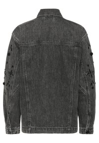 Kaffe JAIDEN - Teksajakk - dark grey washed denim