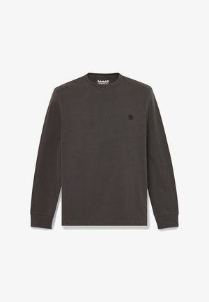 Timberland, TREE EMBROIDERED LONG SLEEVES TEE (SLIM). - Maglietta a manica lunga - black