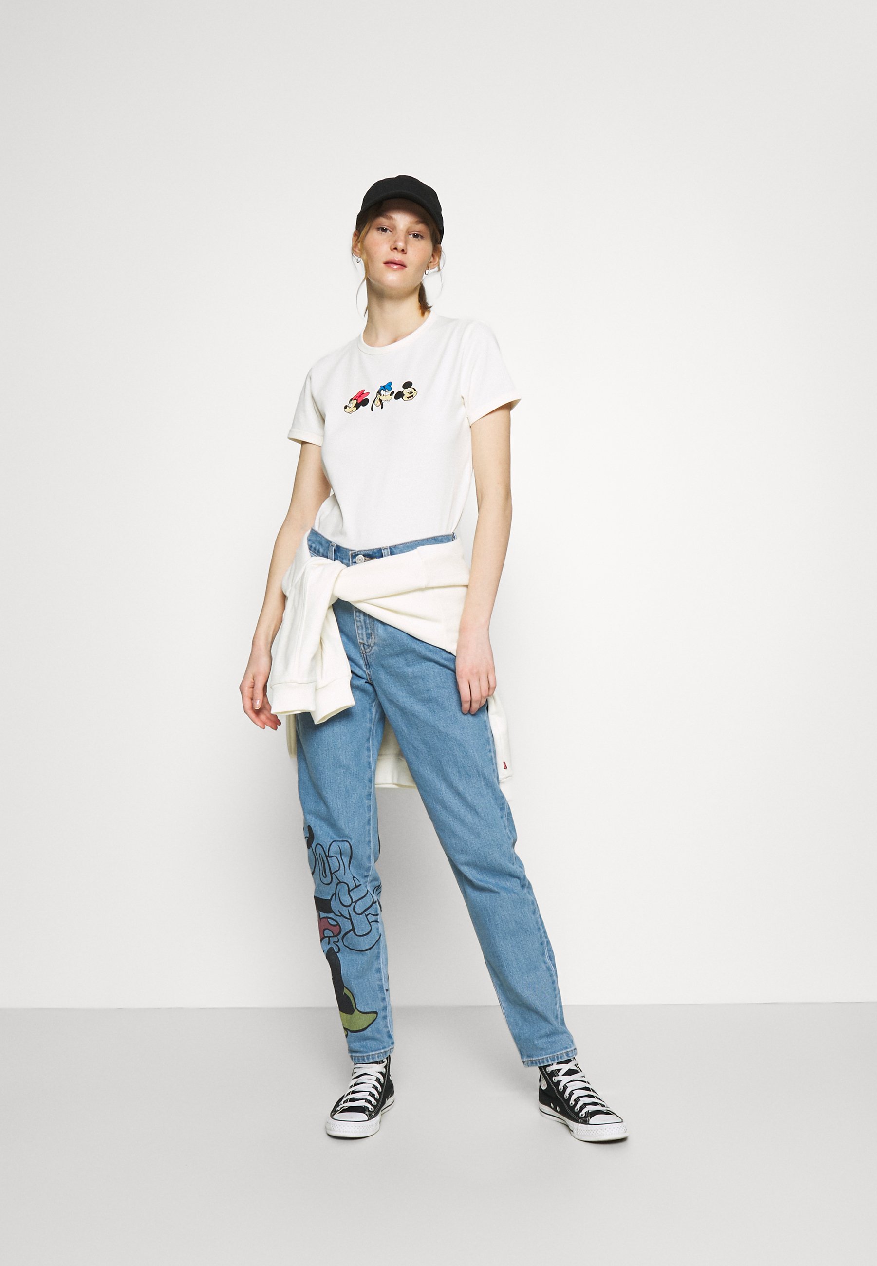 Levi's® DISNEY MICKEY AND FRIENDS - Camiseta estampada - marshmallow/crema  - Zalando.es