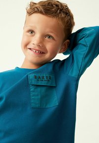 Baker by Ted Baker Tops ar garām piedurknēm - mottled dark blue