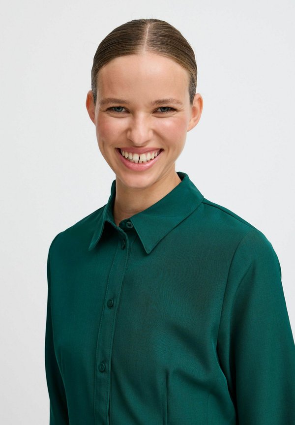 BYMMMIDDE - Button-down blouse - sea moss melange3