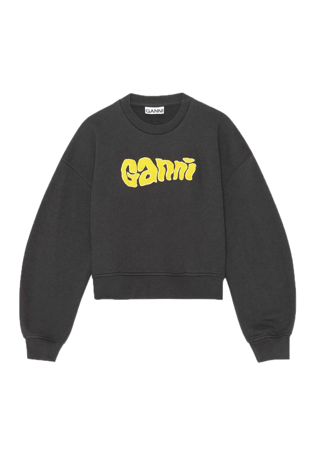 Ganni ISOLI - Sweatshirt - black/svart 