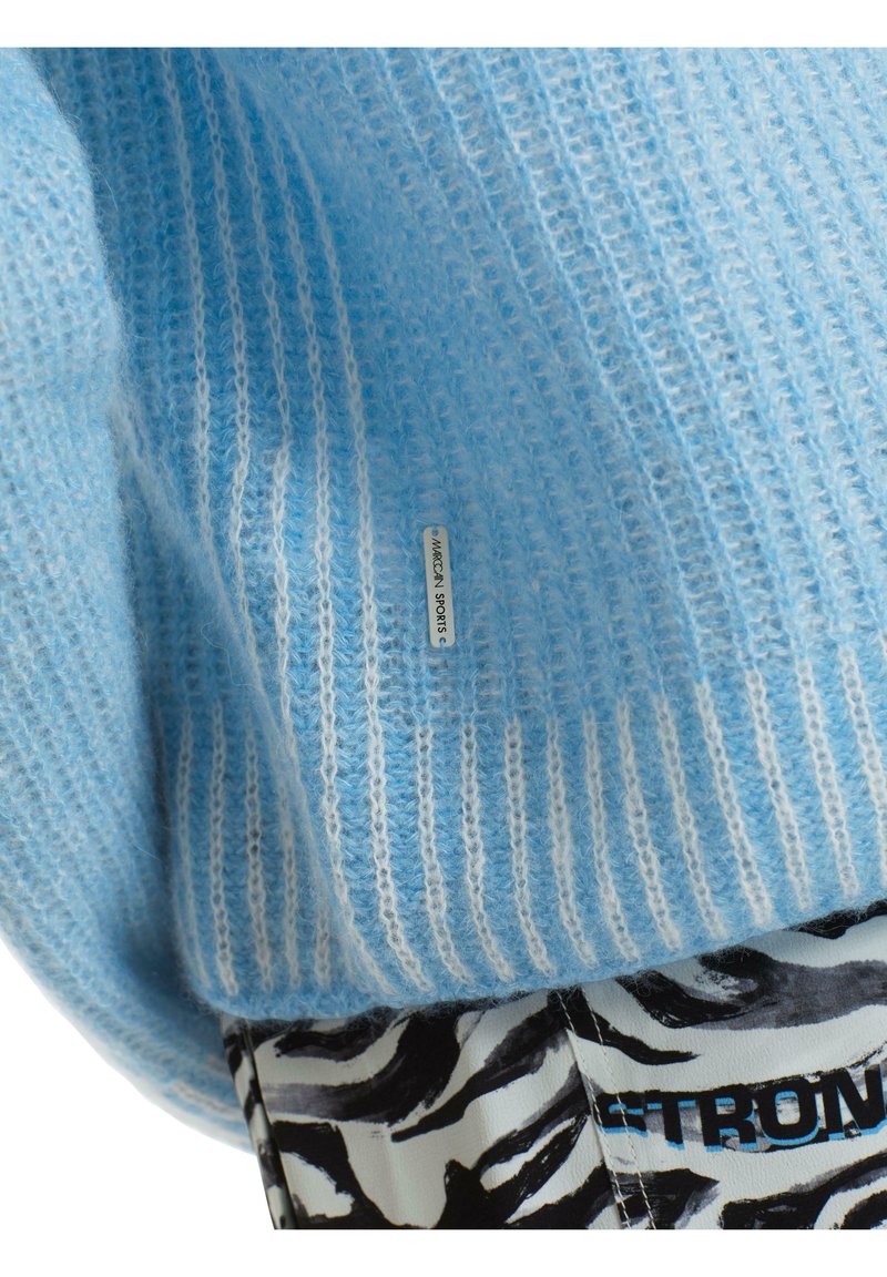 Damen Strickjacken | Marc Cain Sports MADE IN GERMANY Strickjacke swimming pool/blau - BZ96643 Damen Strickjacken | Marc Cain Sports MADE IN GERMANY Strickjacke swimming pool/blau - BZ96643