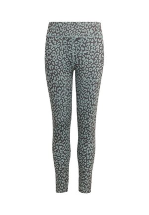 Leggings - Trousers - sage charcoal tactile green