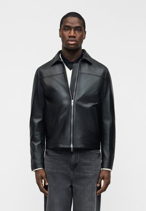 Filippa K COACH - Usnjena jakna - black