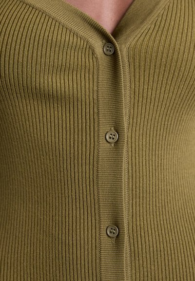 STAUD CRAFTSMAN DRESS - Strikket kjole - sergeant green