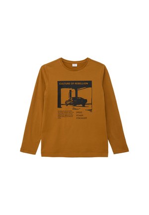 MIT FRONTPRINT - Longsleeve - senf