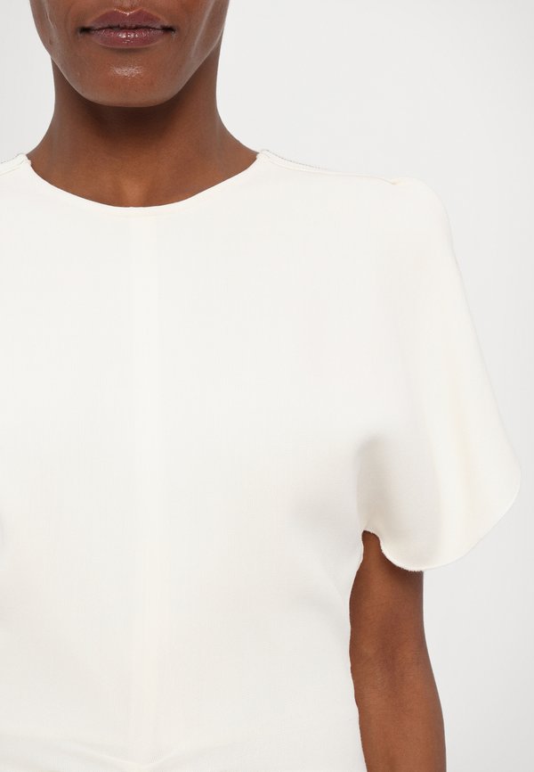 GATHERED WAIST MIDI DRESS - Maxi dress - ivory4