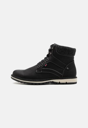 Stivaletti stringati - black