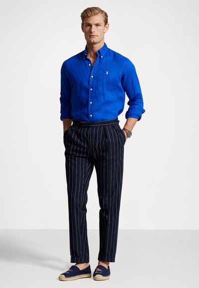 Polo Ralph Lauren SLIM FIT LINEN SHIRT - Skjorta - heritage blue