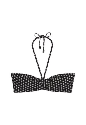 Marc O'Polo, PALM BORDER - Bikinitop - black geo print