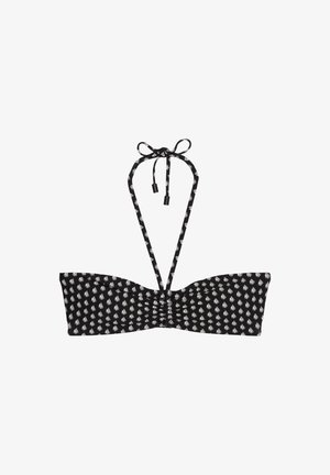 Marc O'Polo, PALM BORDER - Top de bikini - black geo print