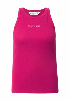 Studio Untold, STRUKTUR STICKEREI - Top - pink red