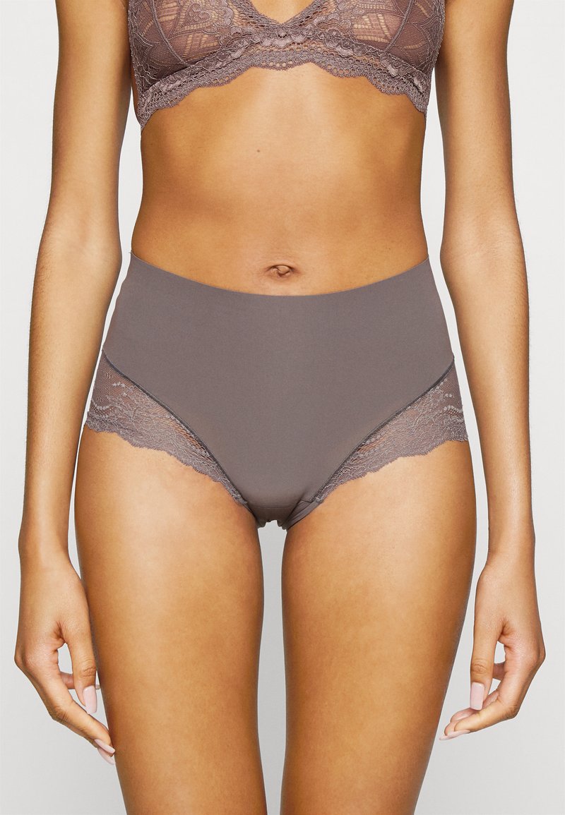 Spanx SPANXSUPERSMOOTH™ UNDIE-TECTABLE® LACE HI-HIPSTER - Calças - graphite purple