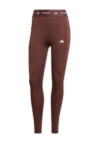 adidas Performance COLD - Legíny - kalhoty  - shadow brown