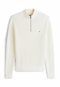 RACKING STRUCTURE ZIP MOCK - Pullover - ivory petal