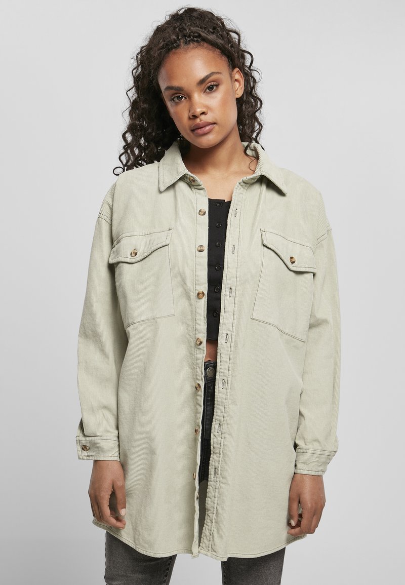 Urban Classics - LADIES LONG CORDUROY OVERSHIRT - Button-down blouse - softsalvia, Enlarge