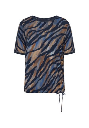 Betty Barclay, BETTY BARCLAY MIT TUNNELZUG CASUAL-SHIRT - T-shirt imprimé - blau braun