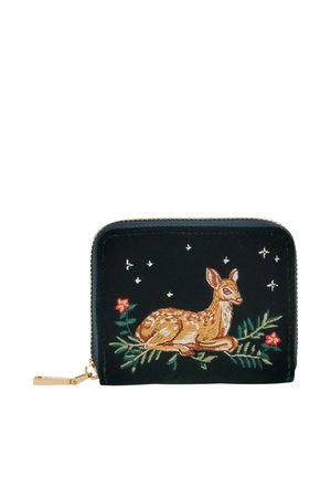 FAWN EMBROIDERED SMALL - Portefeuille - woodland green