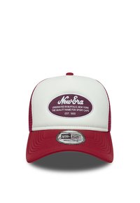 PATCH TRUCKER UNISEX - Lippalakki - dark red/white