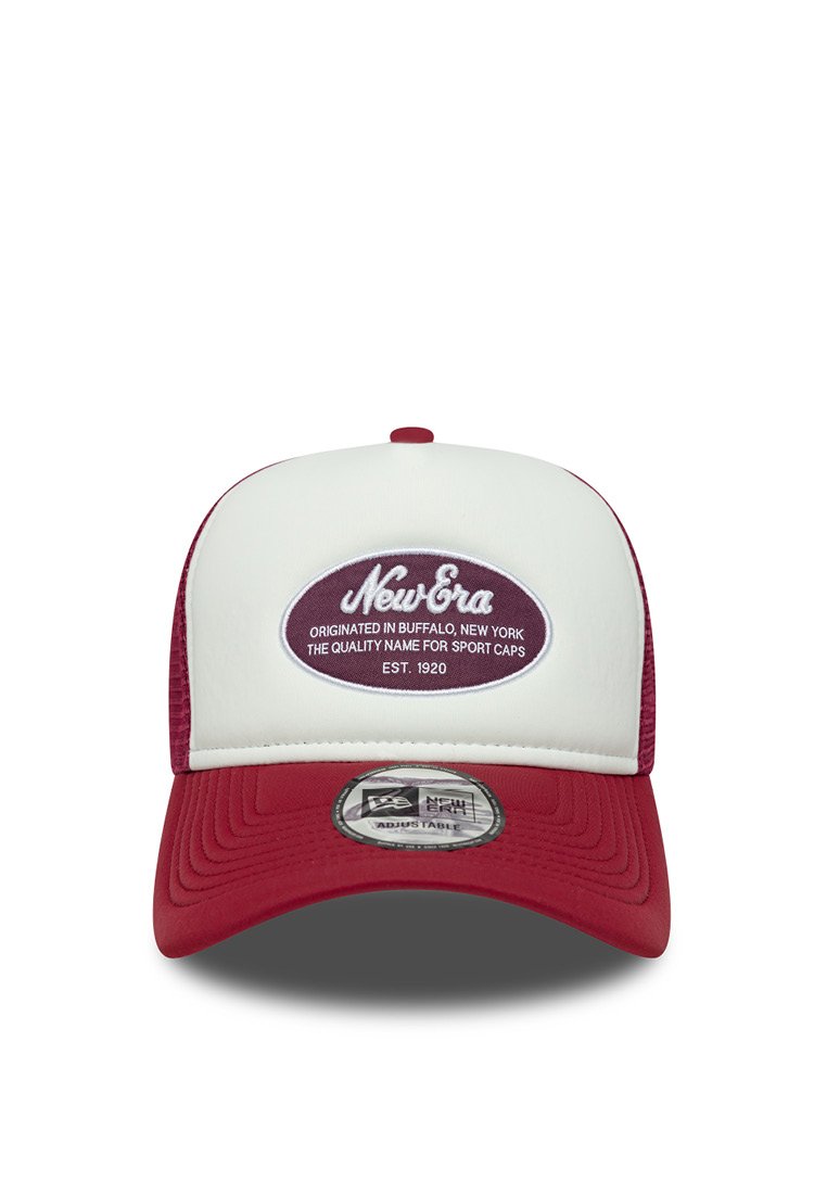 New Era - PATCH TRUCKER UNISEX - Caps - dark red/white, Forstør