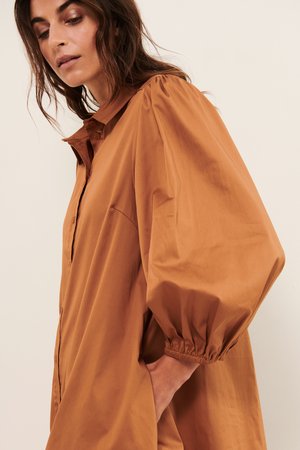 Vestido camisero - chipmunk