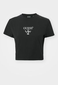 COLETTE CROP TEE - T-shirt basic - jet black