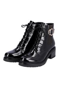 Remonte Bottines à plateau - schwarz